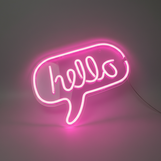 Néon Lumineux Murale Hello Veilleuse de rêve