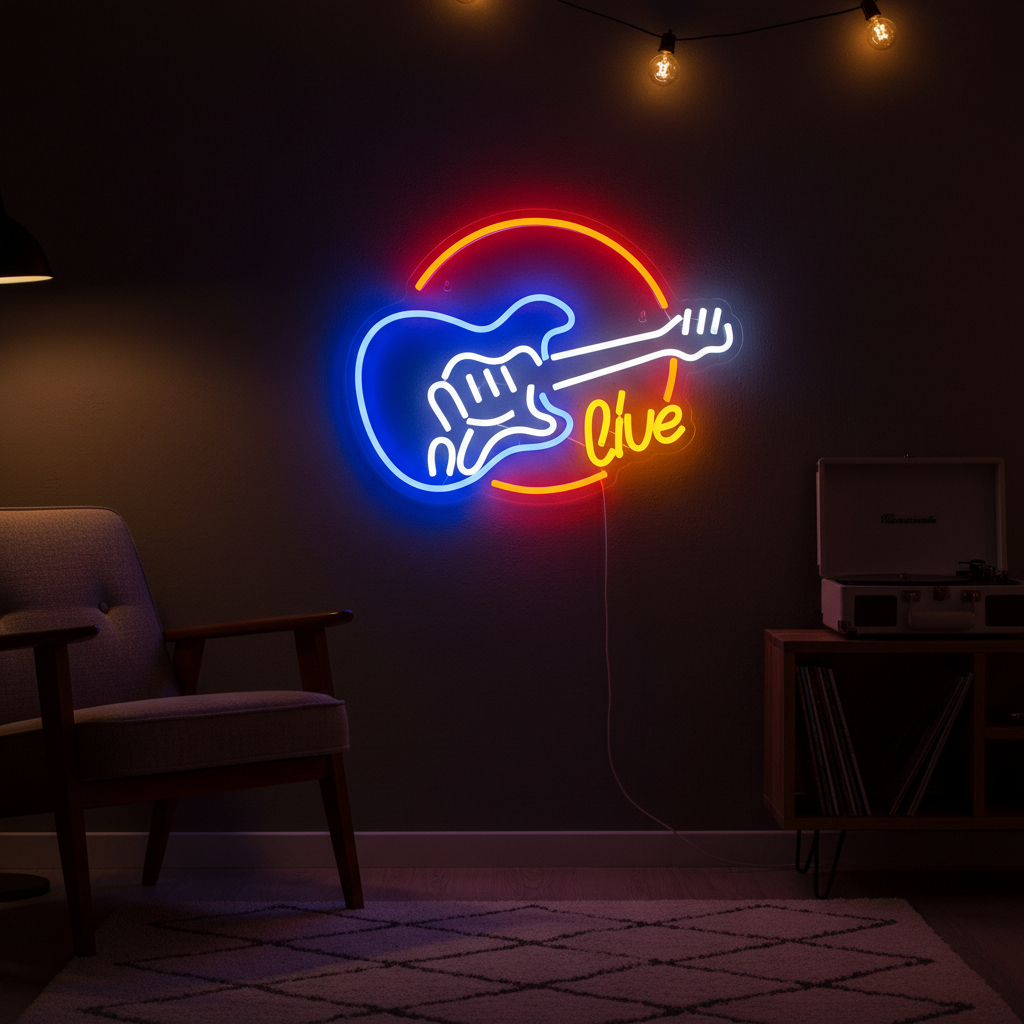 Néon Led Rock'n Roll Vintage Veilleuse de rêve