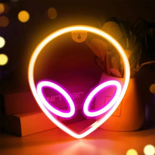 Veilleuse de rêve | neon alien | alien | 3d alien lamp