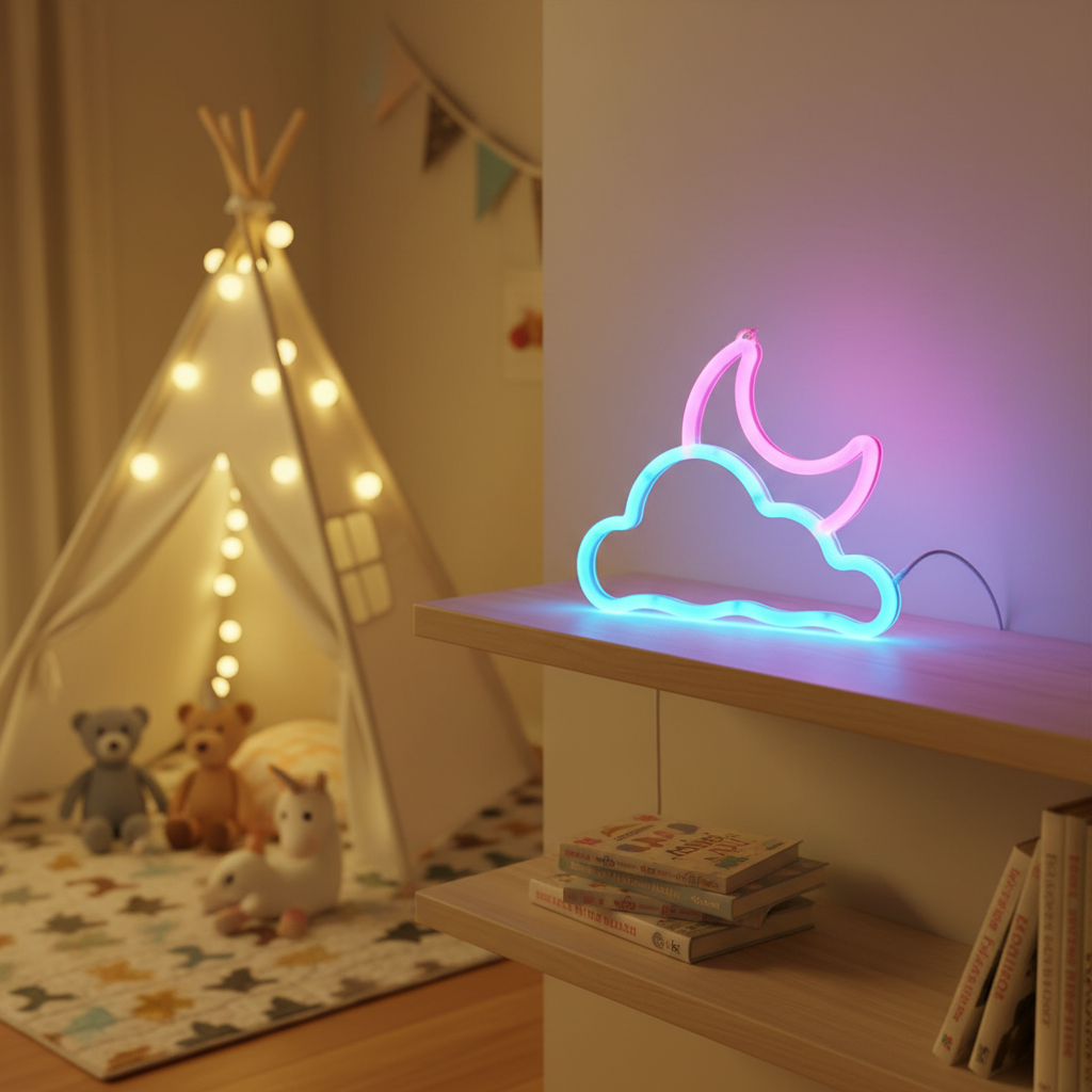 Neon Nuage Veilleuse de rêve