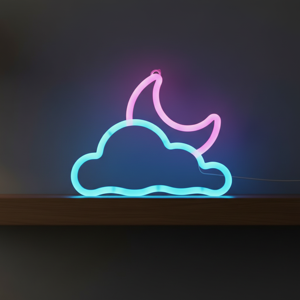 Neon Nuage Veilleuse de rêve