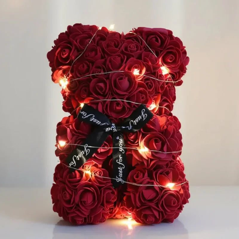 Nounours En Rose Éternelle Lumineux Veilleuse de rêve