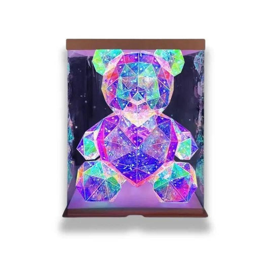 Veilleuse de rêve  Veilleuse Ourson | Hologramme 3D Veilleuse de rêve Lampe 3D Veilleuse Ourson