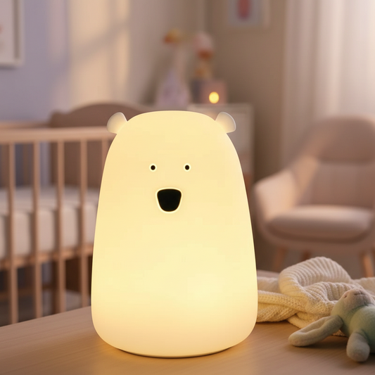 Ourson Lumineux Veilleuse En Silicone Veilleuse de rêve