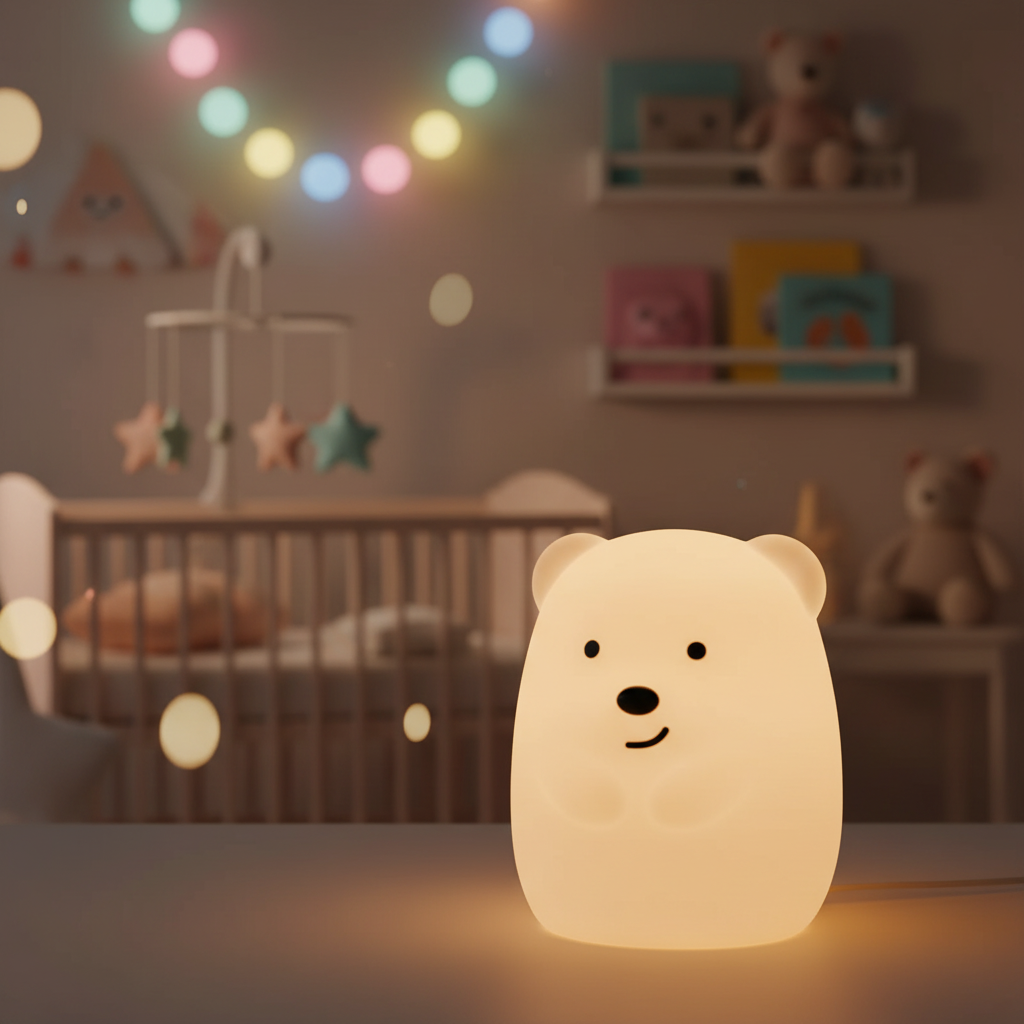 Ourson Veilleuse Rechargeable Tactile Veilleuse de rêve