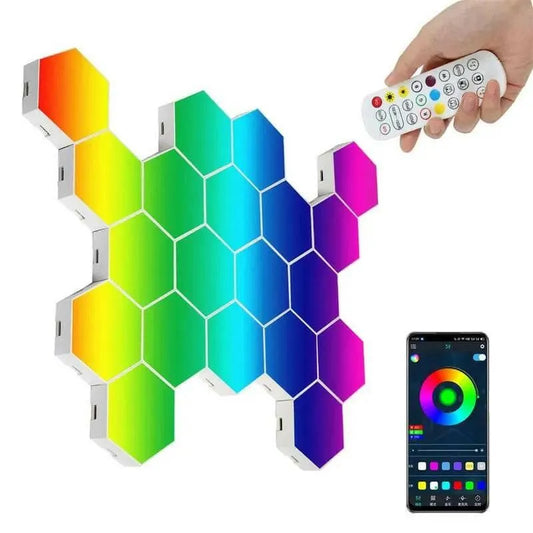 Panneau LED Hexagonal Gaming Murale
