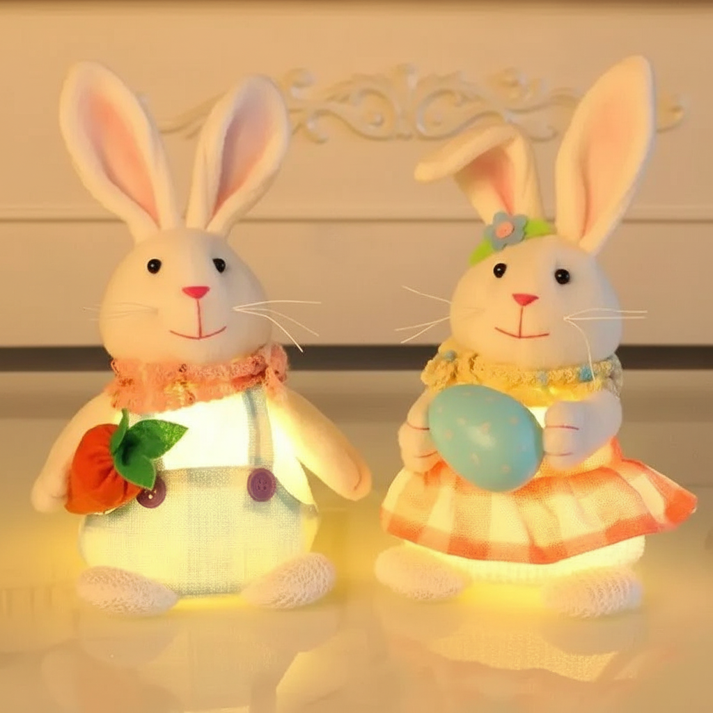 Peluche Lapin Lumineux Veilleuse de rêve