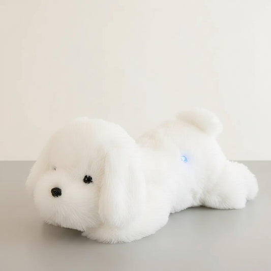 Peluche Anti-anxiété Lumineuses Chien Géant 50cm - Veilleuse de rêve