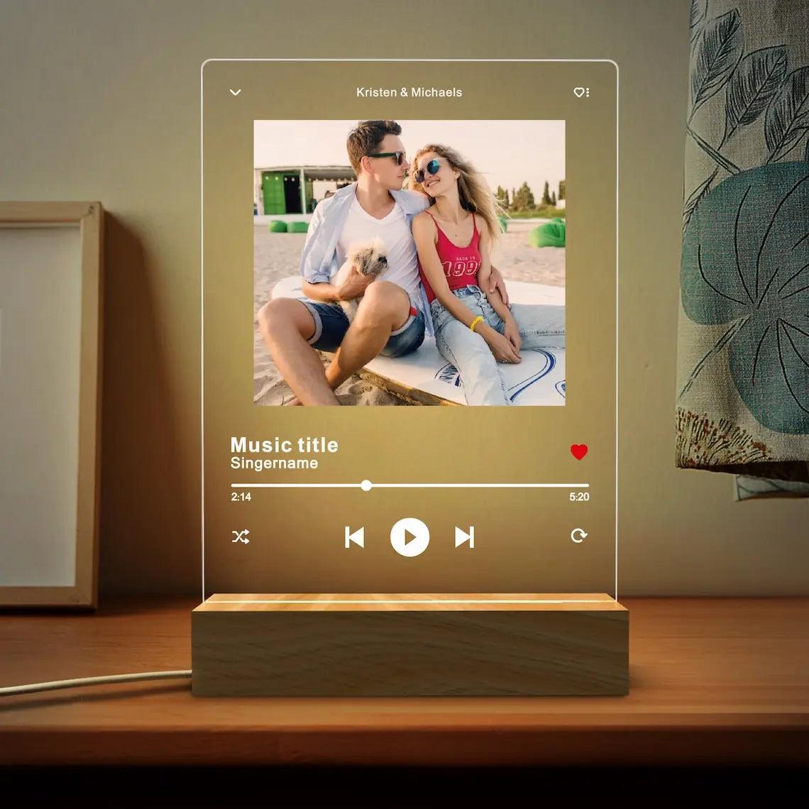 Personnaliser Lampe Photo de Vacances - Veilleuse de rêve