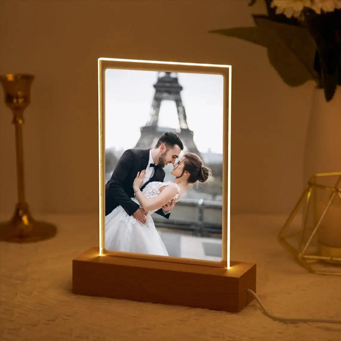 Personnaliser Lampe Mémoire de Paris Mariage - Veilleuse de rêve