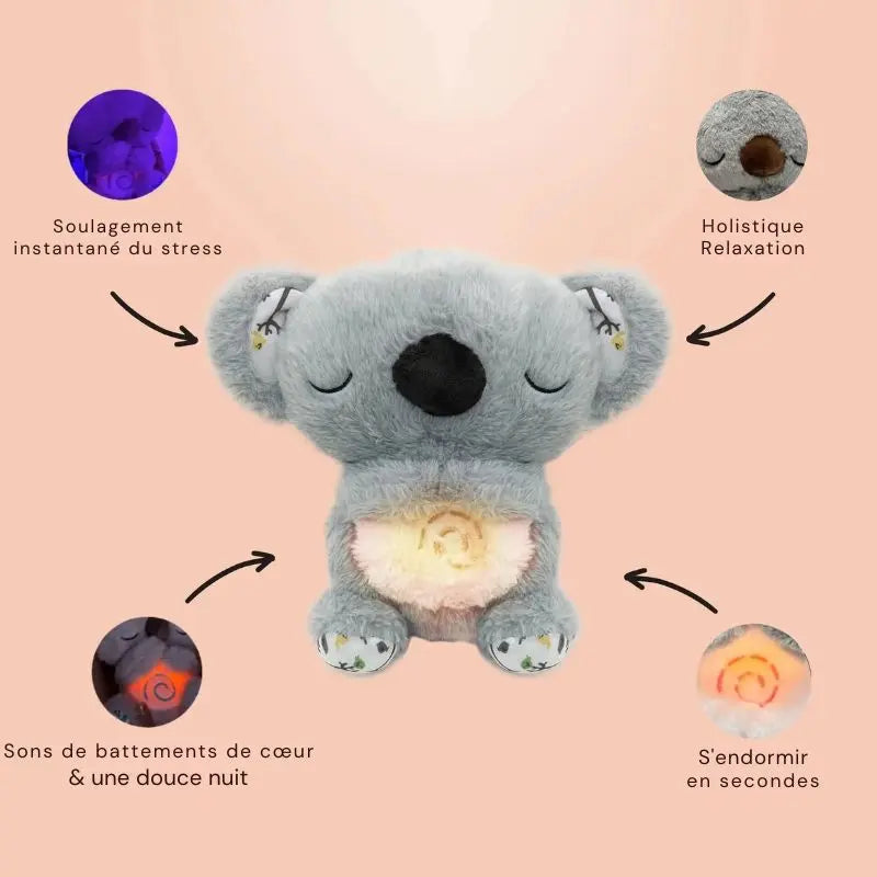 Petit Peluche Koala Qui Respire | Veilleuse de rêve