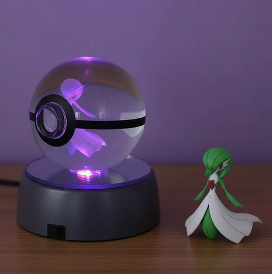 Pokeball Lumineuse Cristal Gardevoir
