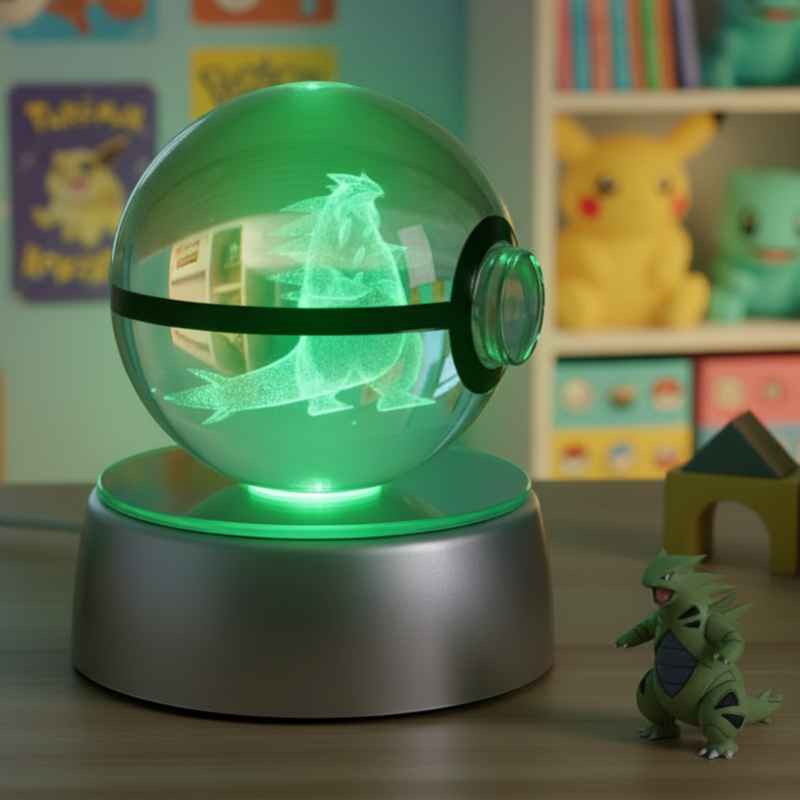 Pokeball Tyranocif Cristal Ball