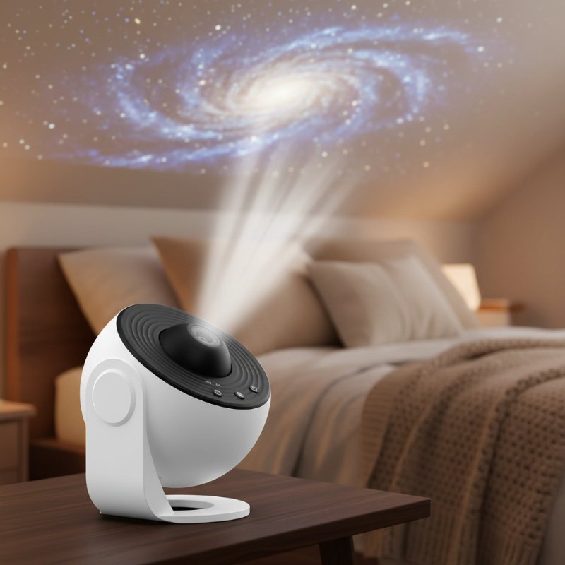 Projecteur ciel étoilé galaxie rotative 360° chambre