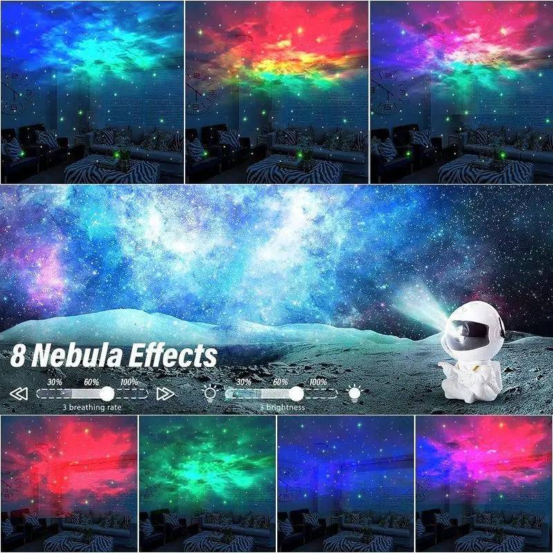 Veilleuse de rêve Forme Astronaute Avec Etoile et ces 8 Nebula Effets