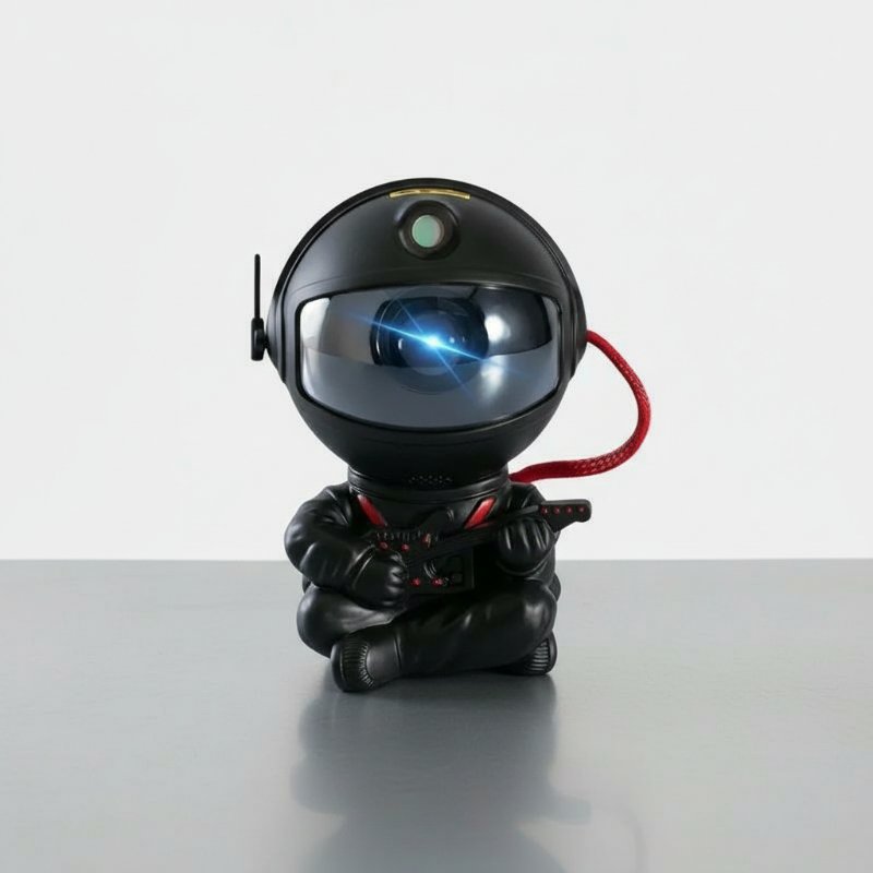 Projecteur galaxie astronaute nébuleuses colorées plafond chambre