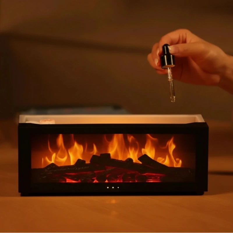 Réservoir 150ml diffuseur flamme cheminée huiles essentielles