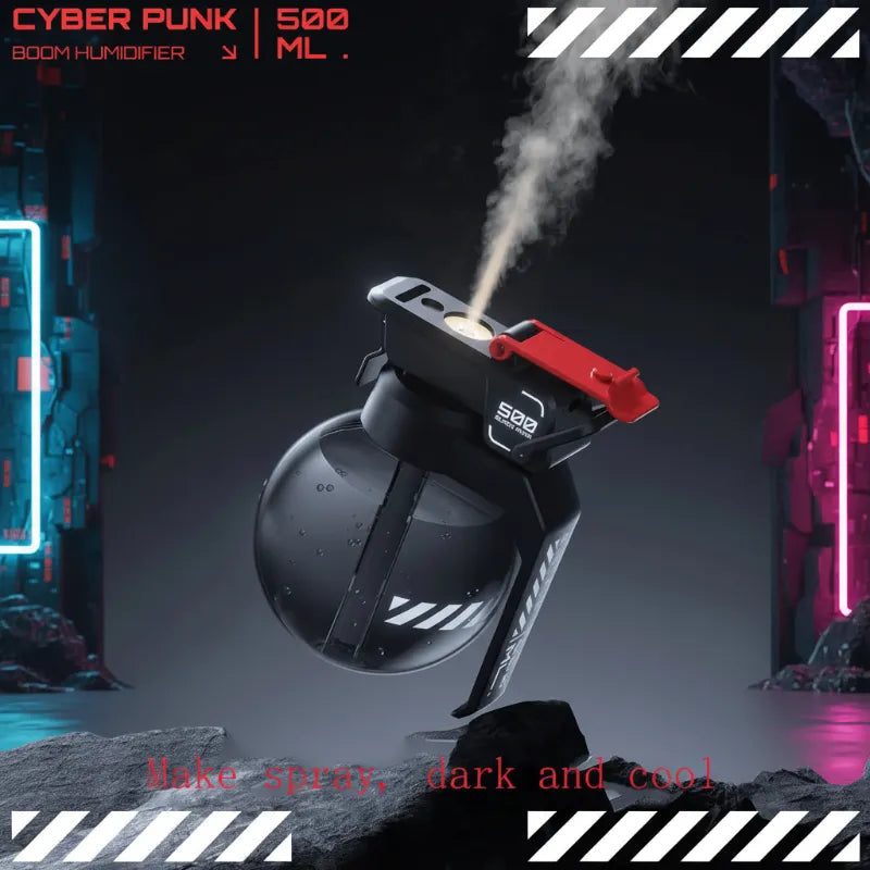 réservoir 500ml humidificateur grenade gaming cyberpunk USB