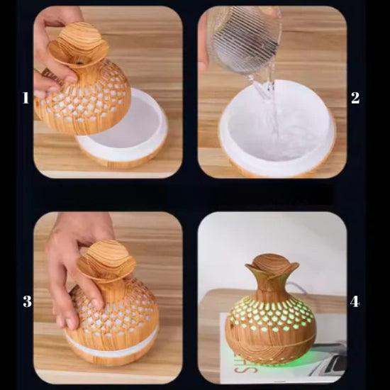 Humidificateur D'Air Pour Chambre Silencieux - Veilleuse de rêve