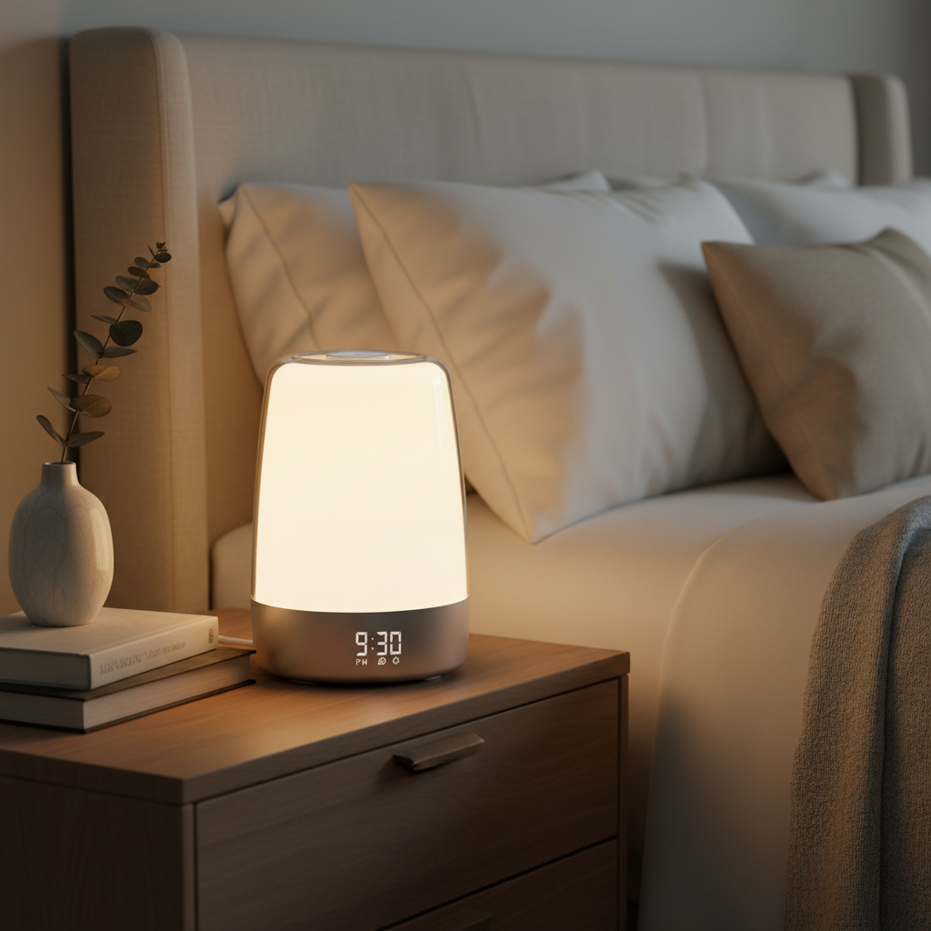 Reveil Luminotherapie Led Veilleuse de rêve