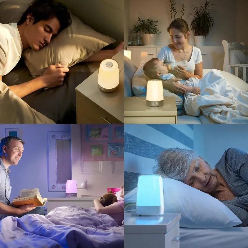 Reveil Luminotherapie Led - Veilleuse de rêve 