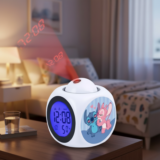 Réveil Stitch et Angel Bisous