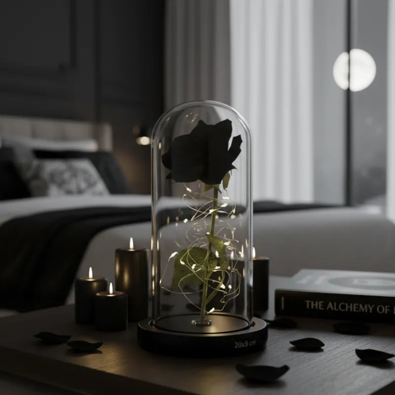 rose éternelle noire signification