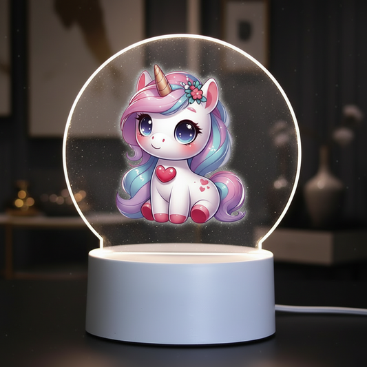 Veilleuse Licorne en 3D
