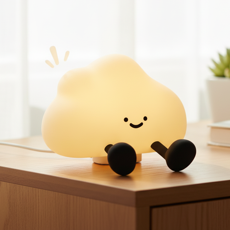 Veilleuse Bebe Nuage LED Nursery Dimmable Rechargeable