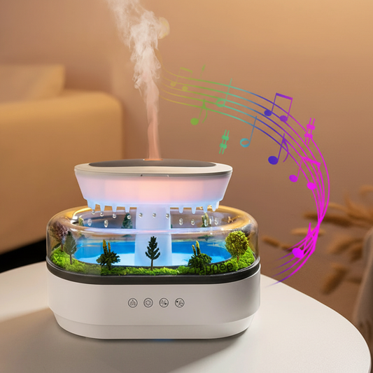 Humidificateur Arbre à Nuage Lumineux 7 Couleurs