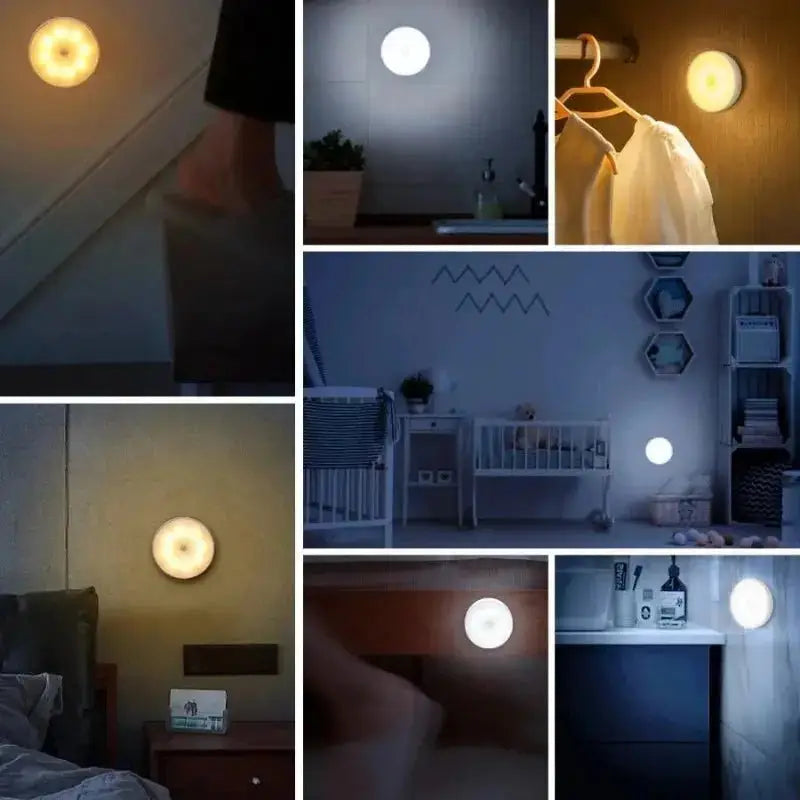Lampe Avec Détecteur De Mouvement | Rechargeable LED - Veilleuse de rêve 