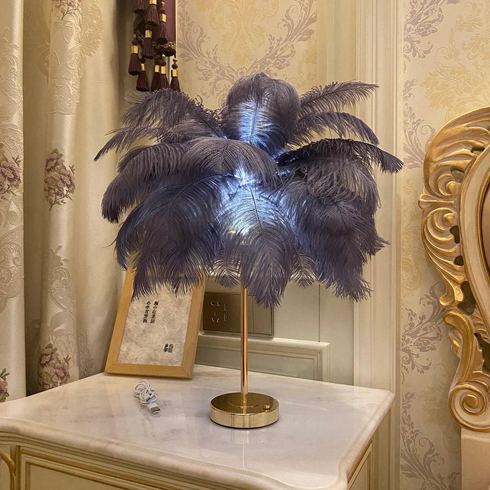 Lampe Sur Pied Plume