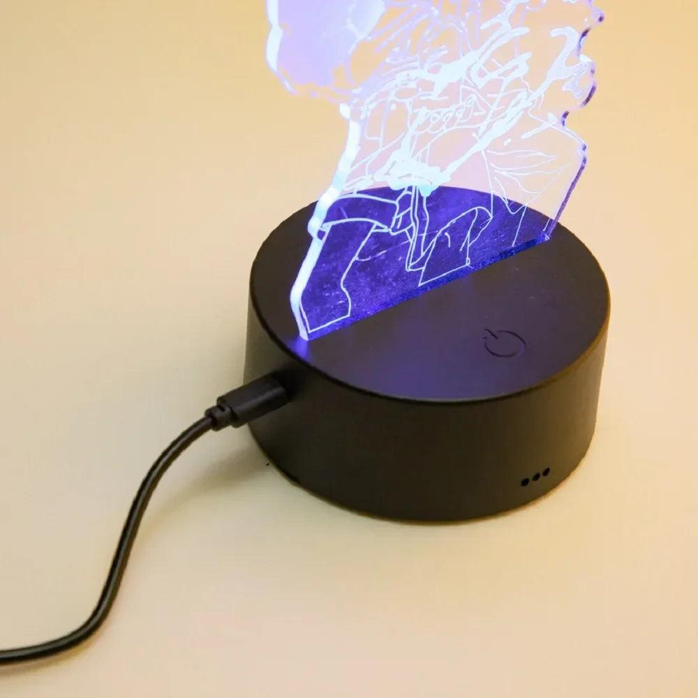 Lampe 3D Sonic avec Epée - Veilleuse de rêve 