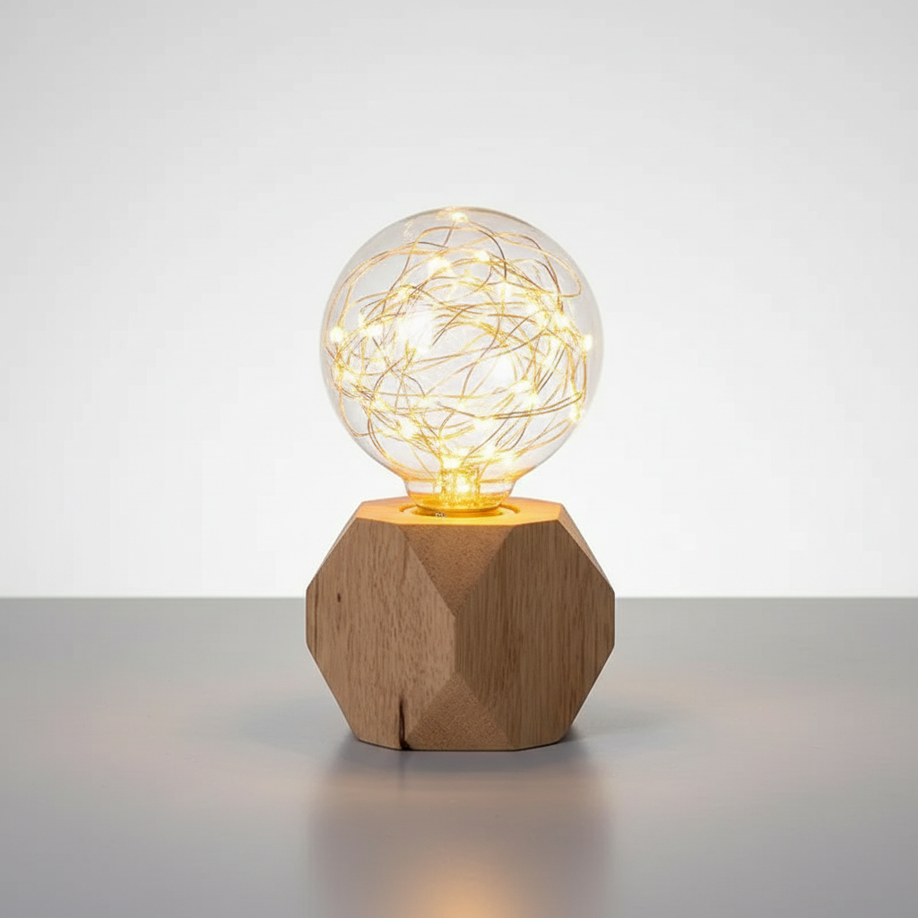 Socle Bois Pour Lampe de Chevet Veilleuse de rêve