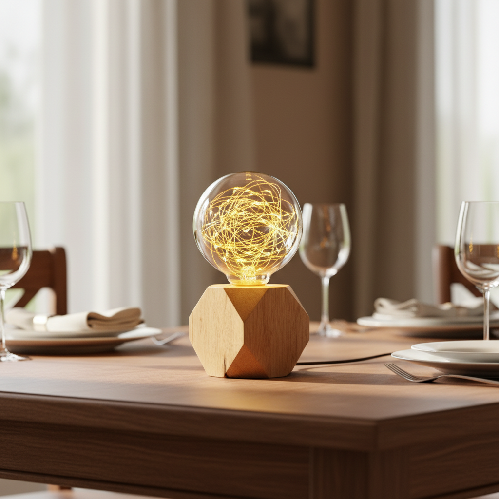 Socle Bois Pour Lampe de Chevet Veilleuse de rêve