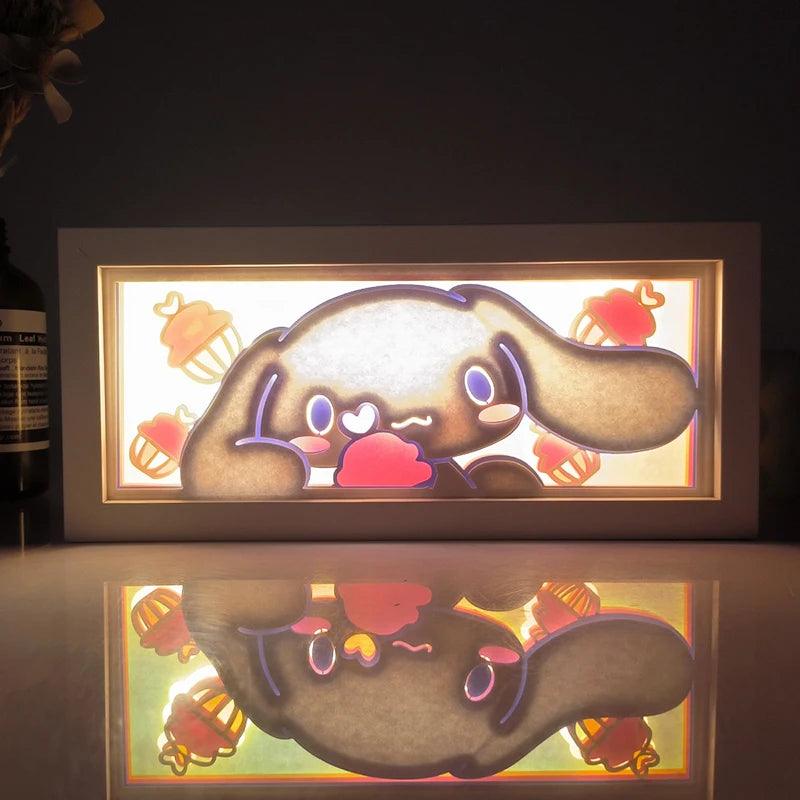 Tableau Led Cinnamoroll - Veilleuse de rêve 