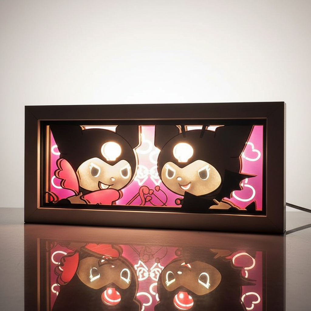 Tableau Led Kuromi Veilleuse de rêve