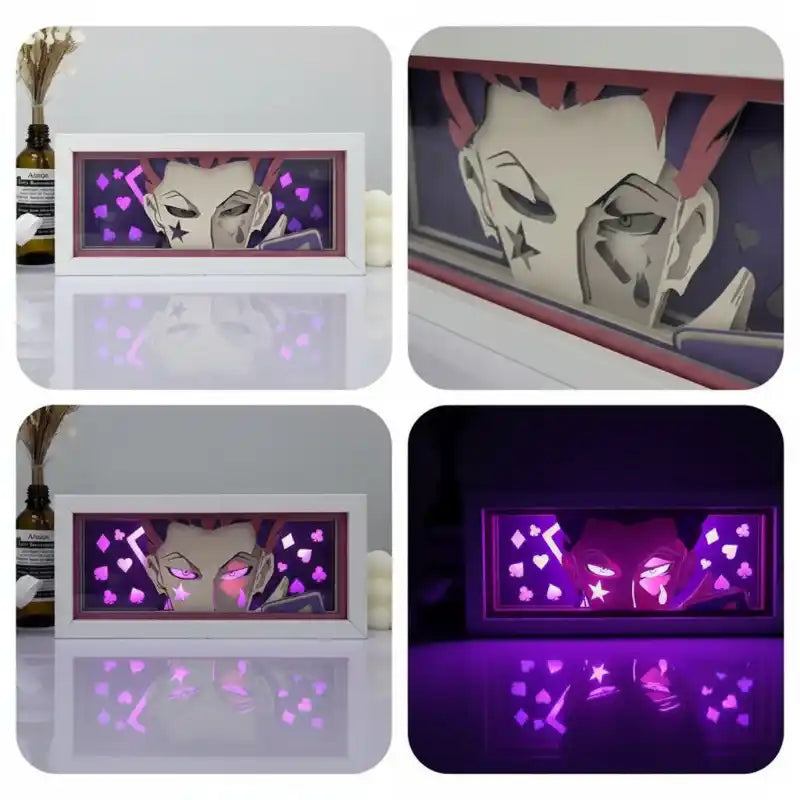 Tableau Lumineux Hunter Hisoka Éclairage Multicolore	