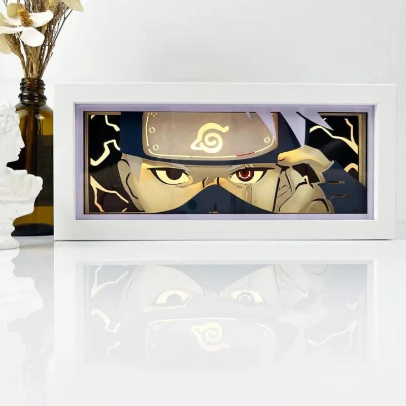 Tableau lumineux LED Kakashi Hatake portrait action