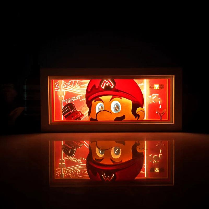 Tableau Lumineux Led Mario - Veilleuse de rêve 