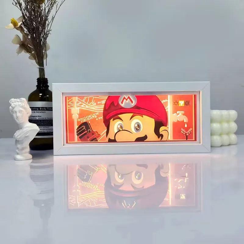 Tableau Lumineux Led Mario - Veilleuse de rêve 