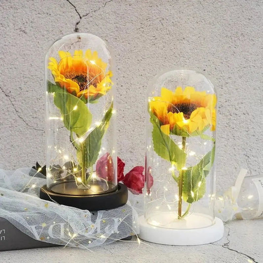 Lampe Fleur | Artificielles Tournesol - - Veilleuse de rêve | Veilleuse Fleurs | Artificielles Tournesol Duo Led -  - #tag1# - #tag2# - #tag3# - #tag4#