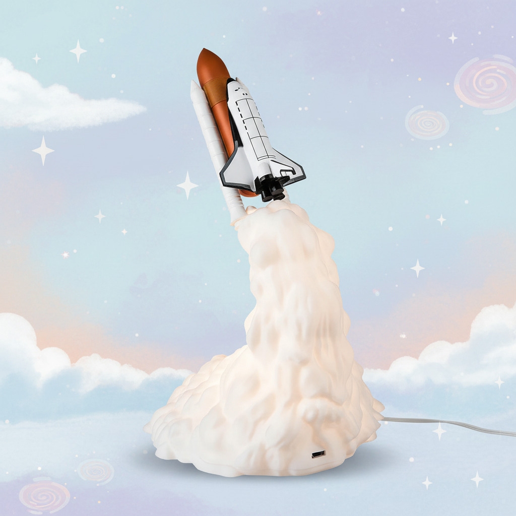 Wiederaufladbares Weltraum-Astronauten-Nachtlicht