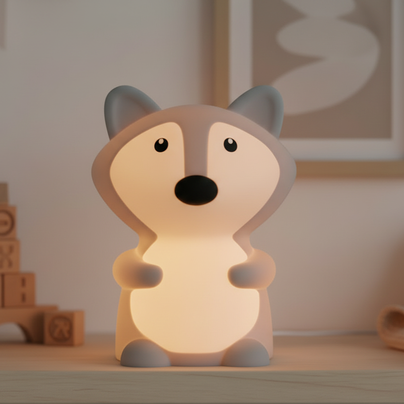 Veilleuse Bébé Renard Tactile Rechargeable Veilleuse de rêve