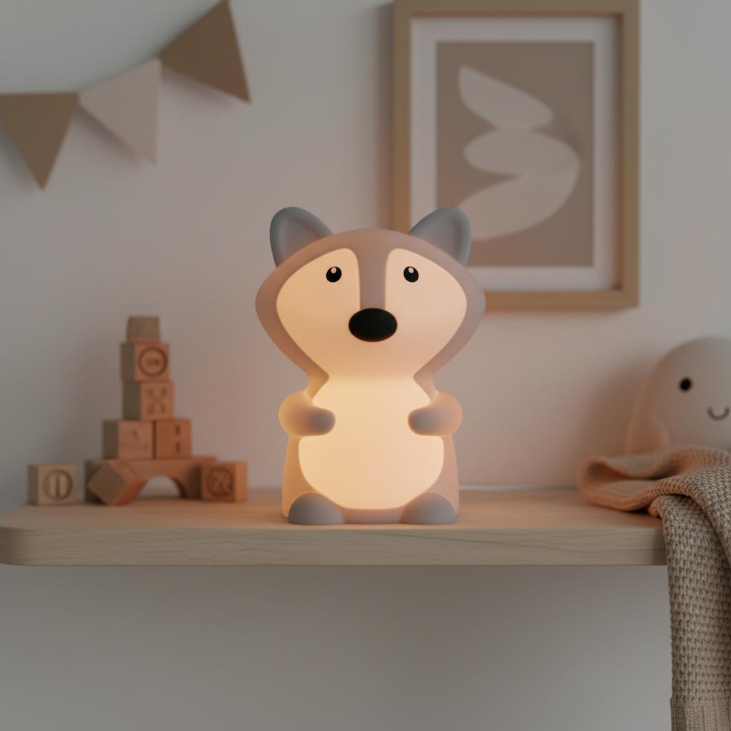 Veilleuse Bébé Renard Tactile Rechargeable Veilleuse de rêve