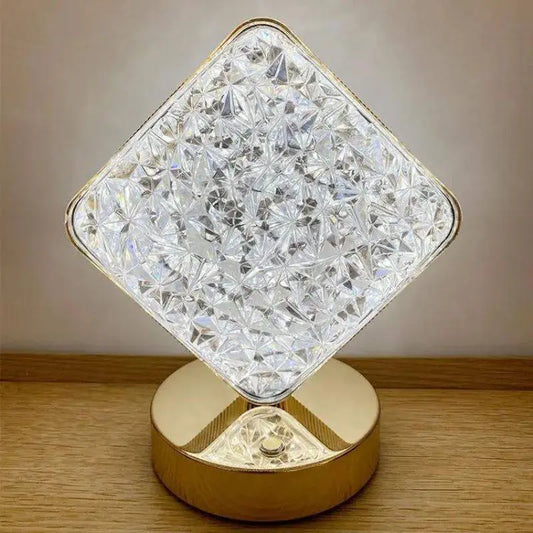 Veilleuse de rêve  Lampe De Chevet | Carre Led Cristal Tactile Veilleuse de rêve lampe de chevet Lampe De Chevet Tactile Veilleuse Rechargeable