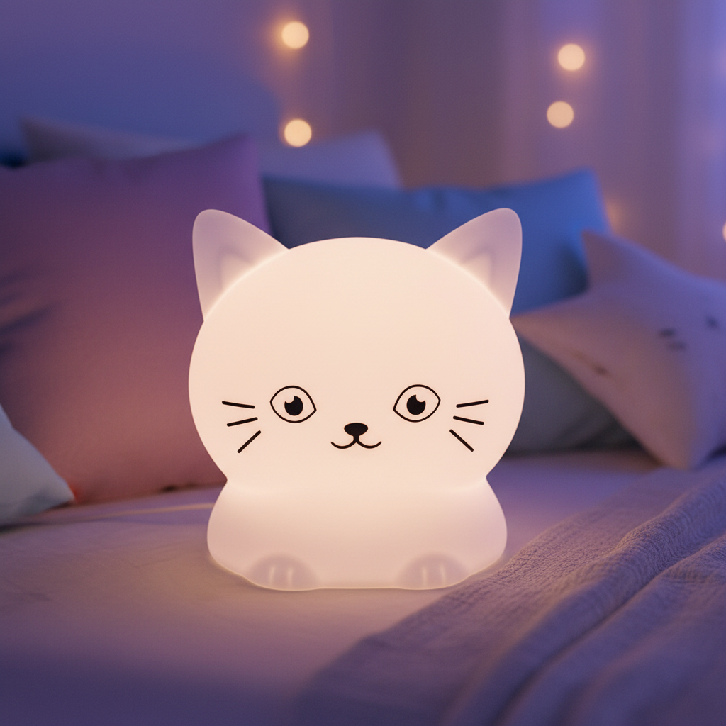 Veilleuse Chat Tactile Veilleuse de rêve