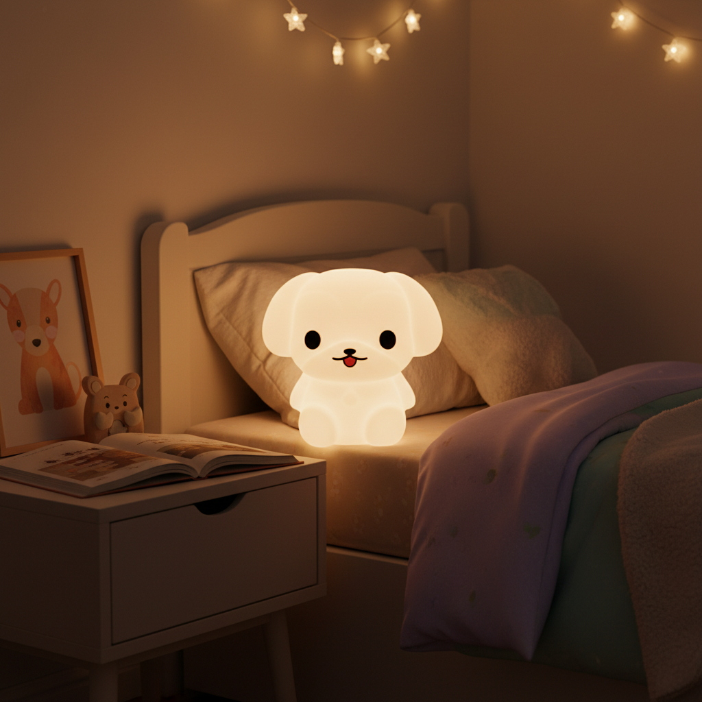 Veilleuse Bébé | Chien Silicone Veilleuse de rêve