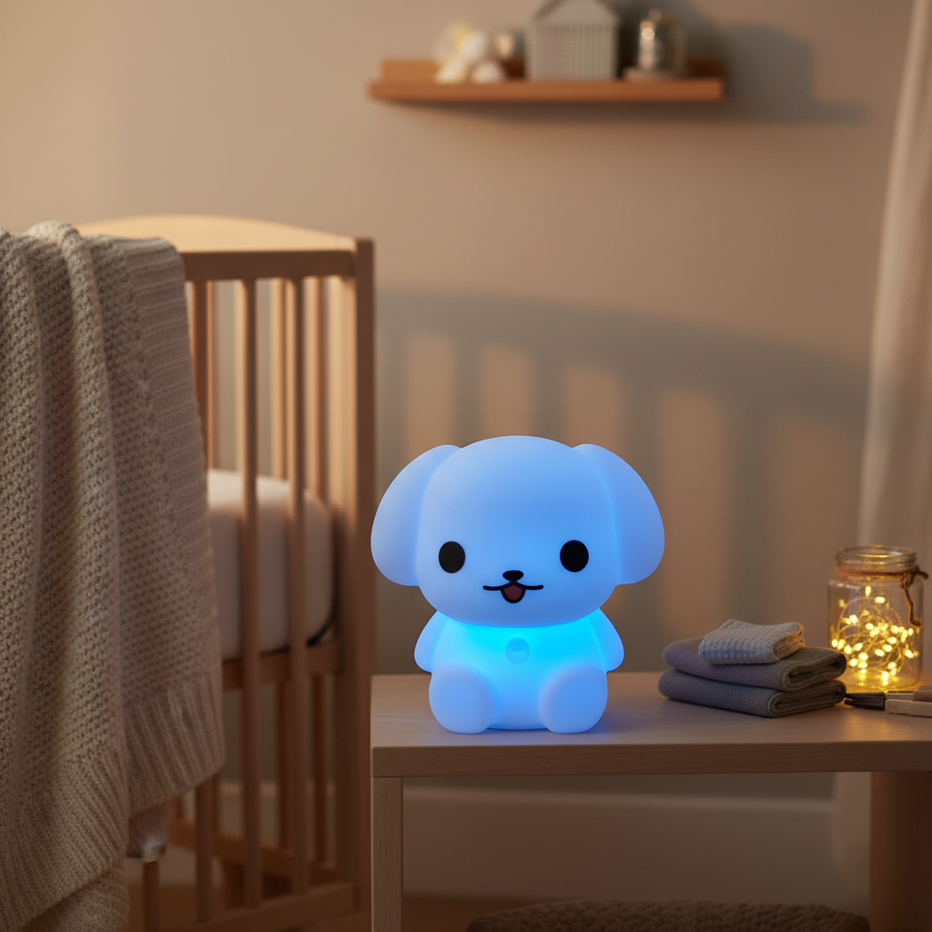 Veilleuse Bébé | Chien Silicone Veilleuse de rêve
