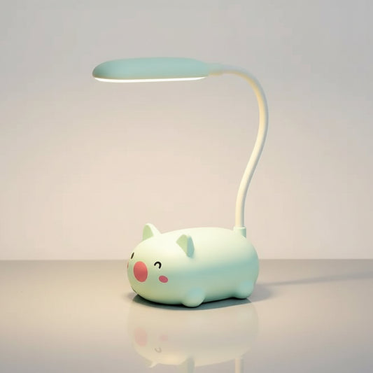 Lampe de Cochon Lecture Vert Allumer - Veilleuse de rêve